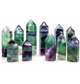 Fluorite Crystal Tower Point
