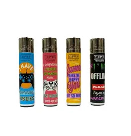 Clipper Lighter Gaming Quotes Design