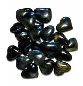 Gold Obsidian Heart Tumble Stone
