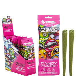 G-Rollz 'Candy Crunched' Terpene infused Pre-Rolled Hemp Cone Blunts