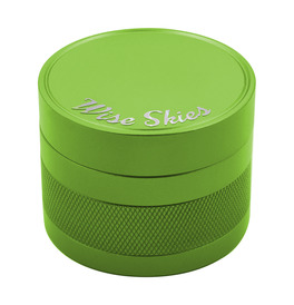 Wise Skies Green Ziggy 4 Part Metal Grinder