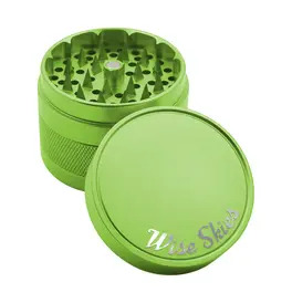 Wise Skies Green Ziggy 4 Part Metal Grinder