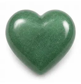 Green Adventurine Crystal Heart Tumble Stone