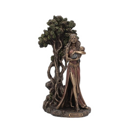 Bronze Danu Gaelic Goddess Mother of the Gods Figurine