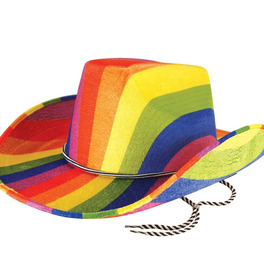 Rainbow Cowboy Hat 