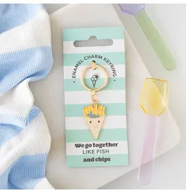 Fish and Chips Keyring