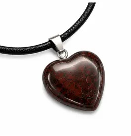 Small Heart Shape Crystal Stone - Mahogany Obsidian