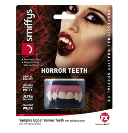 Horror Teeth, Vampire, with Upper Veneer Teeth