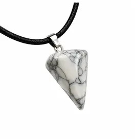 Diamond Shape Crystal Stone - Howlite