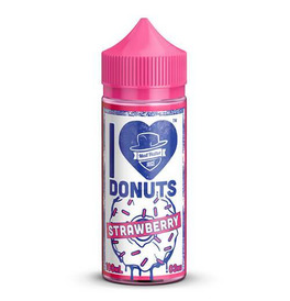 I Love Donuts Strawberry 80ml E-Liquid by Mad Hatter