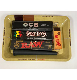 Raw Large Rolling Tray Bundle Set