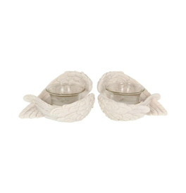 Angel Wings Tealights Candle Holder 8cm (Set of 2)