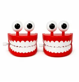 Wind up Teeth with Eyes