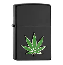 Cannabis Leaf Zippo Lighter