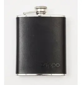 Zippo Flask Leather Wrapped 6oz