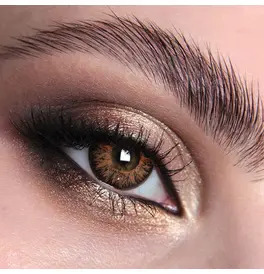 Mesmereyez Hazel Brown Contact Lenses