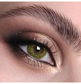Mesmereyez Lime Green Contact Lenses