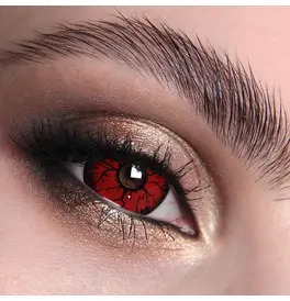 Mesmereyez Mini Sclera Red Rage Contact Lenses