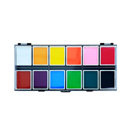 12 Color Water Based Face Paint Palette