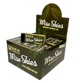 Wise Skies Premium Olive Garden Perforated Rolling Tips (Box Of 50)