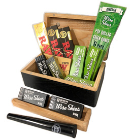 Wise Skies Black Mini Roller Box Set