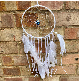 Dream Catcher White With Eye