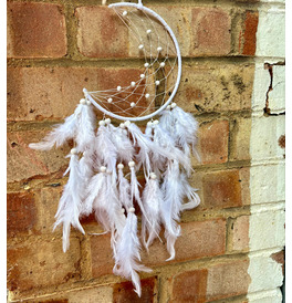 Dream Catcher White Crescent