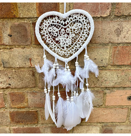 Dream Catcher, White Heart