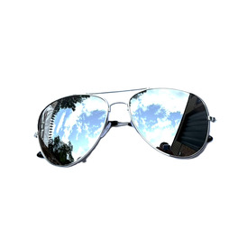 Silver Pilot Glasses
