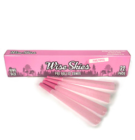 Wise Skies Pink Pack Of 32 Pre-Rolled Cones