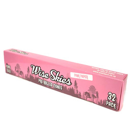 Wise Skies Pink Pack Of 32 Pre-Rolled Cones