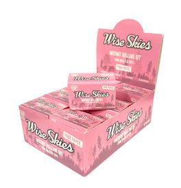 Wise Skies Pink King Size Paper On Roll With Tips (Box Of 24)