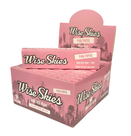Wise Skies Pink Connoisseur King Size Slim Rolling Paper