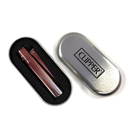 Metal Clipper Lighter Silver Gradient (Tray of 12)