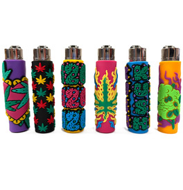 Assorted Clipper Slim Pop Lighters