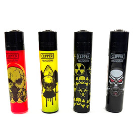 Clipper Lighters Radio Skulls Bundle