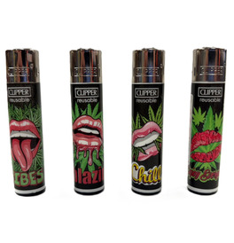 Clipper Lighters Weed Vibes Bundle