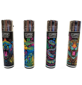 Clipper Lighter Predator Leaves D48 (Tray of 48)