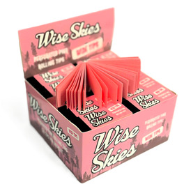 Wise Skies Pink Perforated Wide Tips (Box of 50)