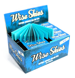Wise Skies Blue Rolling Tips (Box of 50)