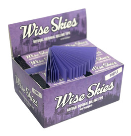 Wise Skies Purple Rolling Tips (Box of 50)