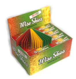 Wise Skies Coloured Rolling Tips (Box of 50)
