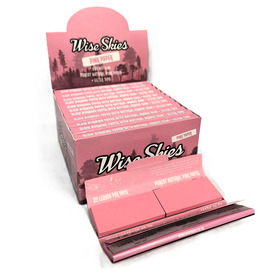 Wise Skies Pink Connoisseur King Size Slim Rolling Paper