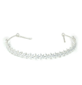 Crystal Flower Tiara Crown