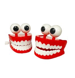 Wind up Teeth with Eyes