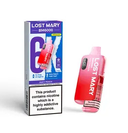 LOST MARY BM6000 Pre-filled Pod Kits - Juicy Peach