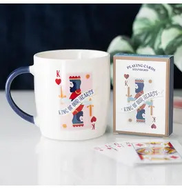 King of Our Hearts Mug and Playing Cards Set