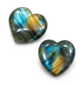 Labradorite Crystal Heart