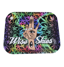 Wise Skies Hand Design Large Rolling Tray