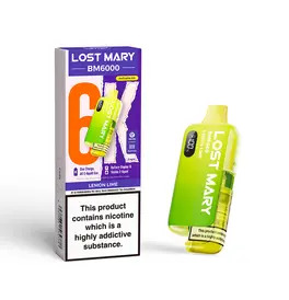LOST MARY BM6000 Pre-filled Pod Kits - Lemon Lime
